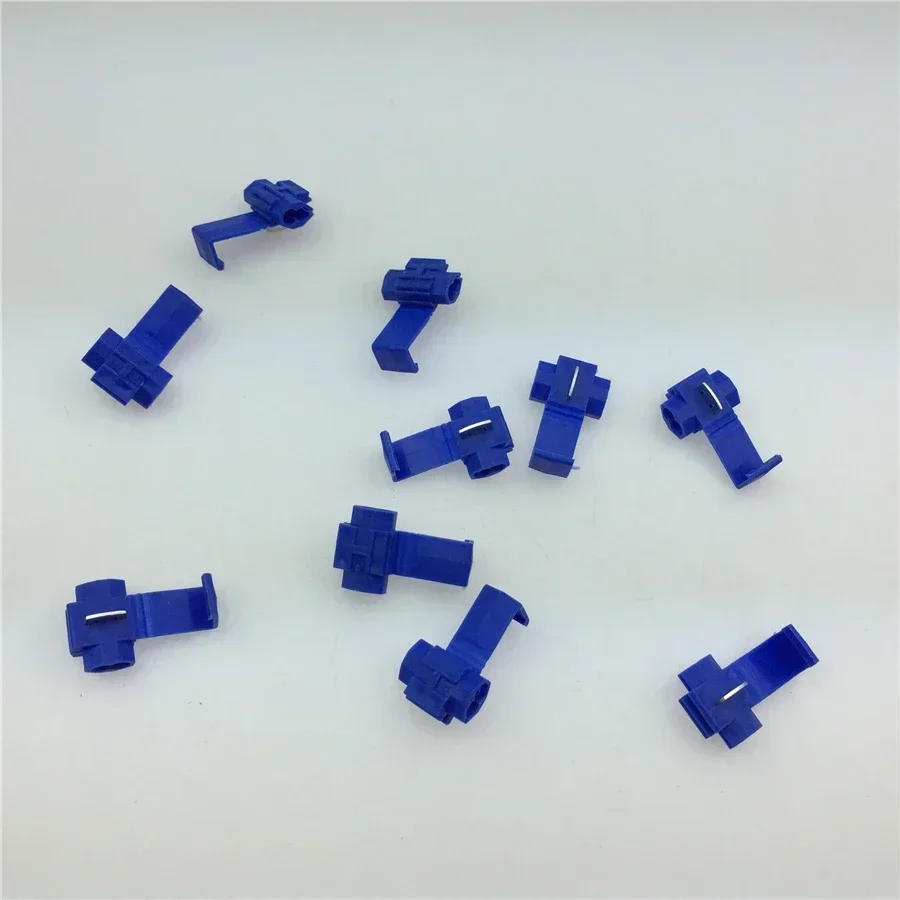 

Автозапчасти, клеммы для проводов, быстрый разъем, неразрушающий провод, кабельные зажимы, синие, 20 шт.