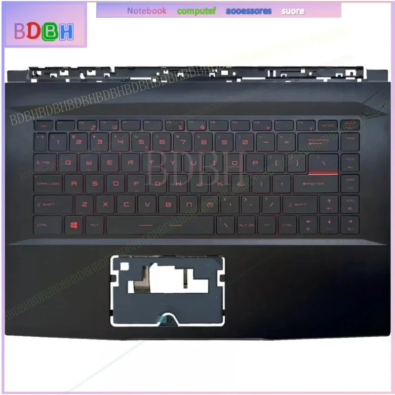 New For GF63 8RC 8RD GF63VR  for MS-16R1 Laptop Upper Case Palmrest Cover Red backlight