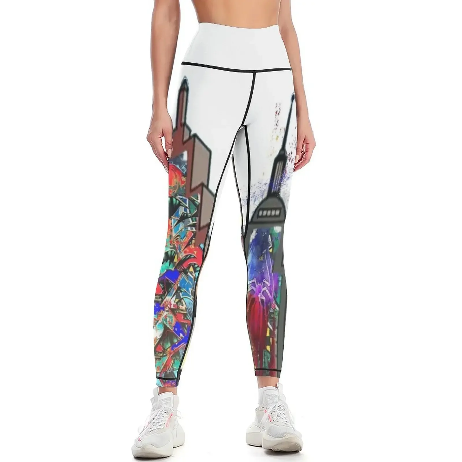 

Kiss live in “75” Leggings fitness set gym Women sports gym wear trousers Womens Leggings