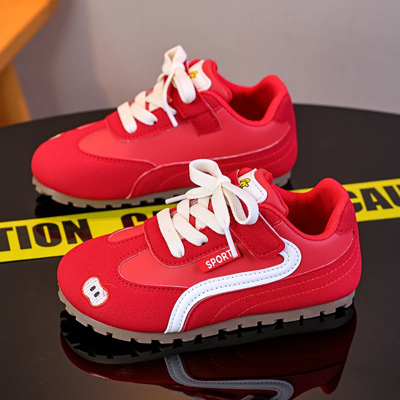 

Lightweight kids running shoes airy mesh surface, soft support, anti-slip sport shoes for kids long time outdoor playing