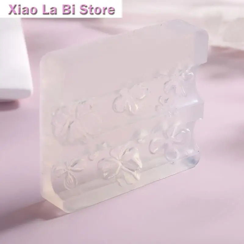 

XXFD Silicone Art Template for Nail Decorations Embossed Flower Accessories Mold Practical Embossing Tool