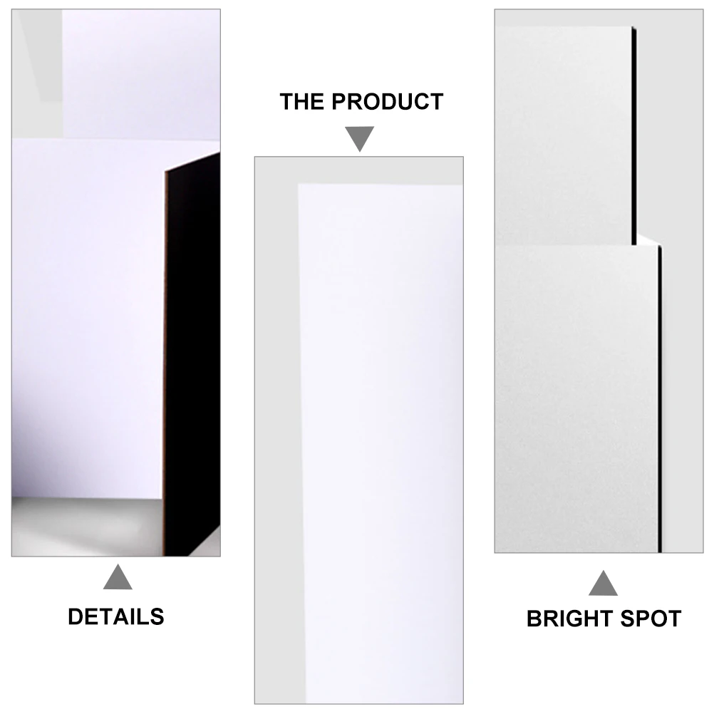 

Thickened Durable Photography Reflective Board Foldable Free Standing Fill Light Backdrop For Tabletop Shooting White Black