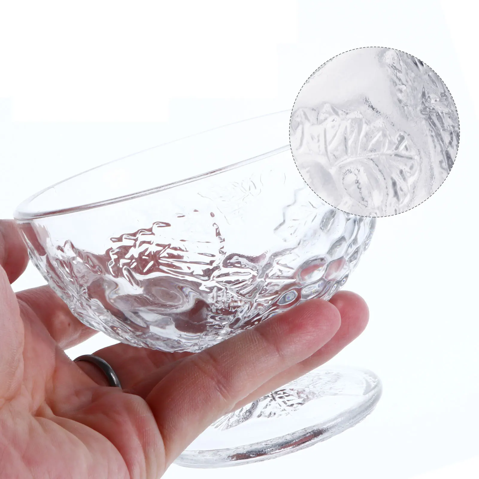 

2Pcs Transparent Glass Juice Cups Creative Ice Cream Milk Tea Cold Drink Cups Household Restaurant Beverage Containers