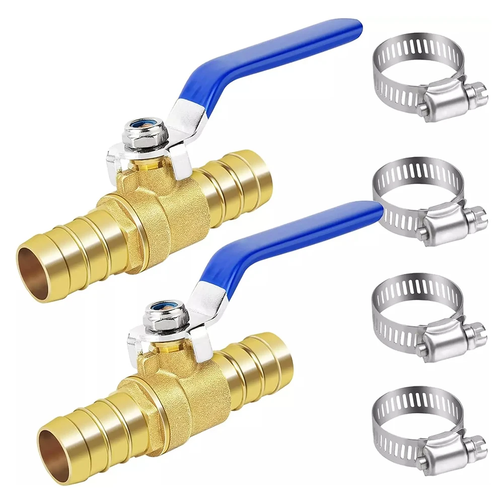 

Reliable Operation For Easy Installation 5/8\" Fuel Shut Off Valve Air Hose Barb Valve Quick And Easy 180° Operation