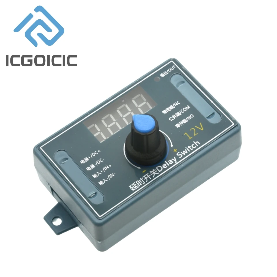 Delay Time Relay Module 5V 12V 24V Timing Programmable Optocoupler Isolation Pulse Cycle Power Off Trigger