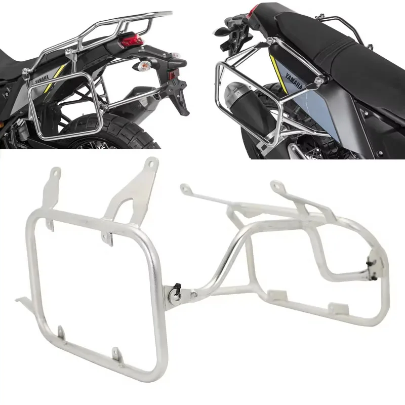 

For Yamaha Tenere700 t700 t7 xtz 700 Panniers Rack Frame Saddlebag Side Bracket Top Rear Case Box Rack Tenere 700 2019-2023