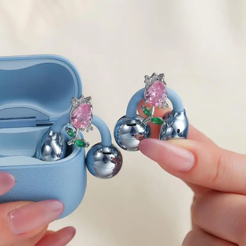 Luxury Metal Earbuds Ornaments For Freeclip 2 Ear Clips Changeable for Different Outfits And Occasions 83CE