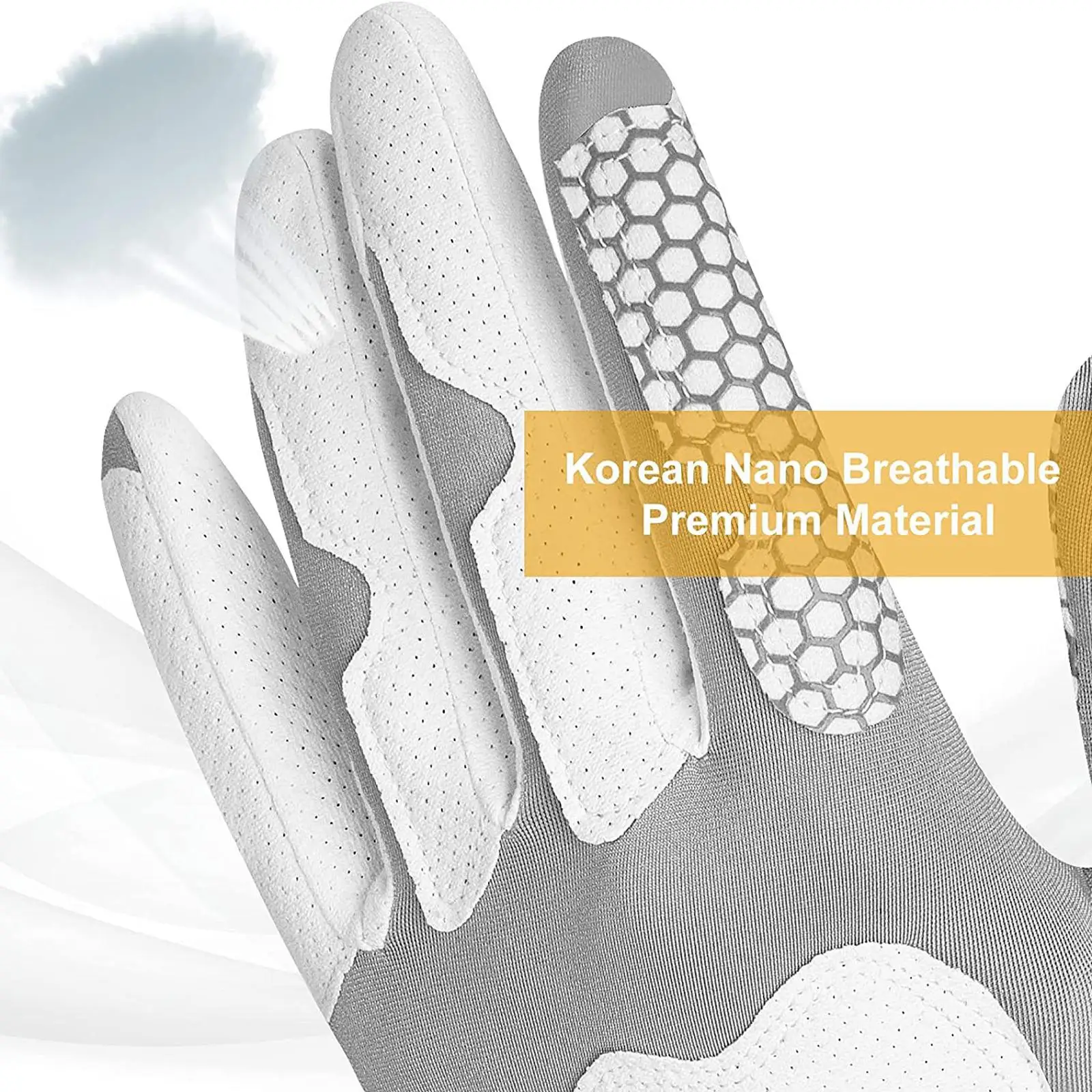 

Перчатки для гольфа, противоскользящие, защитные, впитывающие пот, портативные, легкие, эластичные