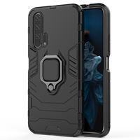 Armor Shockproof Case For Honor 20 20i 20S 10 10i 9A 9N 8X Max 8A Prime 8S 6X Pro Plus Lite Bumper Metal Ring Stand Back Cover