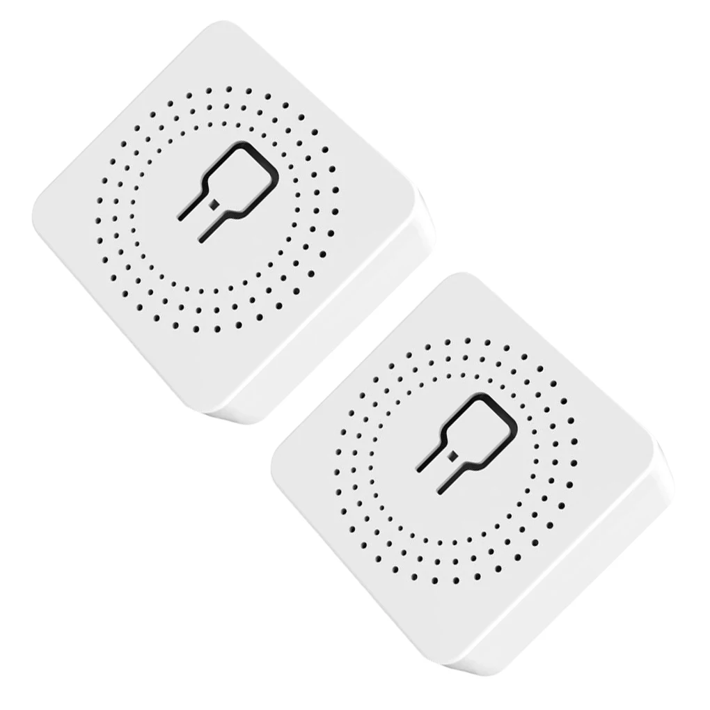 2 Pieces Smart Wireless Remote Control Switch Living Room WiFi Breaker