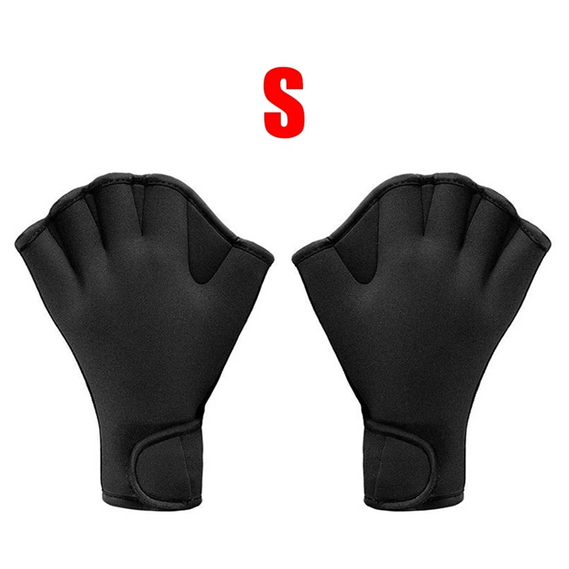 Swimming Training, Diving Equipment, Anti-Slip Semi-Fingered Gloves For Adults And Children Swimming Training