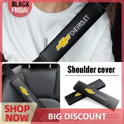 1/2PCS Car Seat Belt Cushion Safety Belt Shoulder Protector Pad Auto Accessories For Chevrolet Cruze Lacetti SS Z71 Trax Sonic