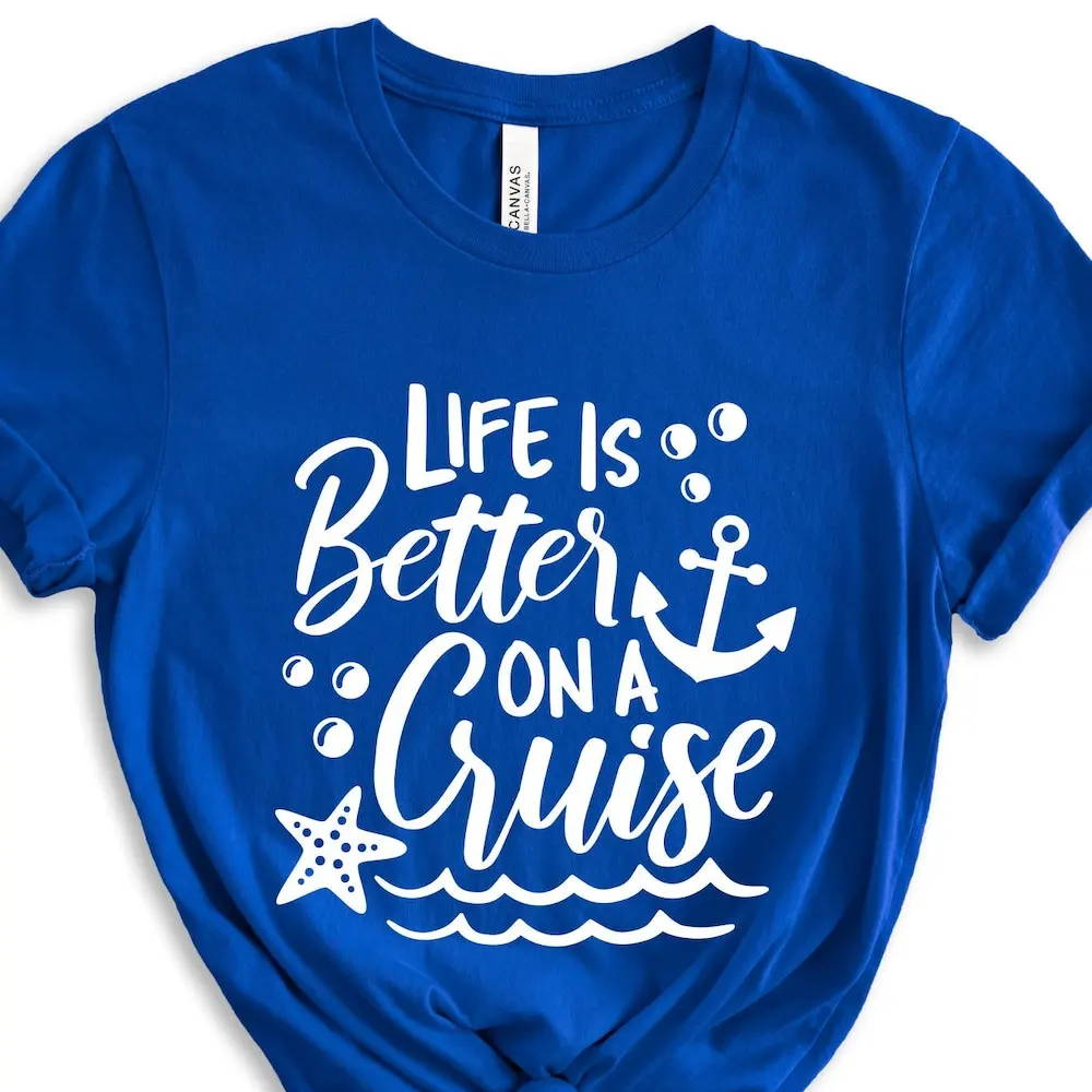 Life Is Better On A Cruise T Shirt Family Mother Daughter Shirts Matching Vacation Sweat