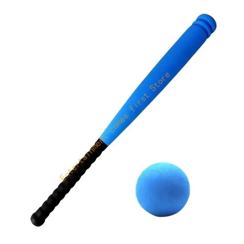 Mini Baseball Bar Antislip Grip for Children Practice Kids Soft Baseball Bat Kids Baseball Bat with Baseball Set 55KD