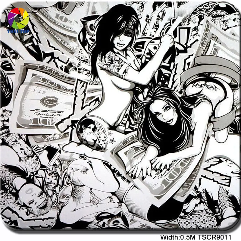 

TSAUTOP TSCR9011 0.5mX2m/10m hydro dipping hydrographic film