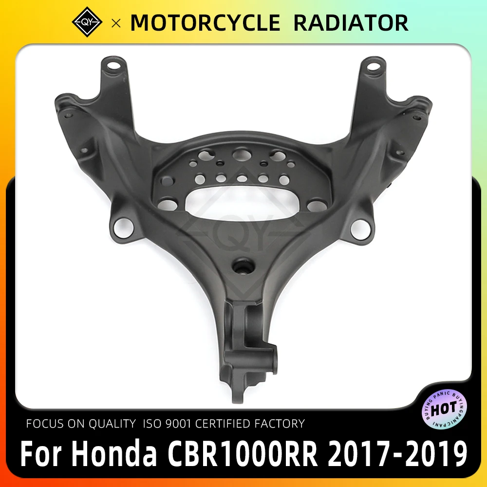 

LQYL Motorcycle Front Black Headlight Upper Fairing Stay Bracket For Honda CBR1000RR SP 2017-2019 CBR1000RR 2017-2025