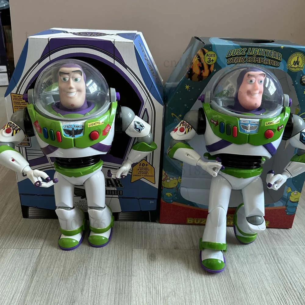 Story 3 4 Talking Buzz Action Figures Body Doll Model Toys Voice Doll Action Figures Model Toys Joint Movable Christmas Gift