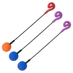 Friction Gong Mallet with Rubber Ball Head with Gong Wand Gong Resonant Mallet for Sound Healing Sound Baths Players Playing