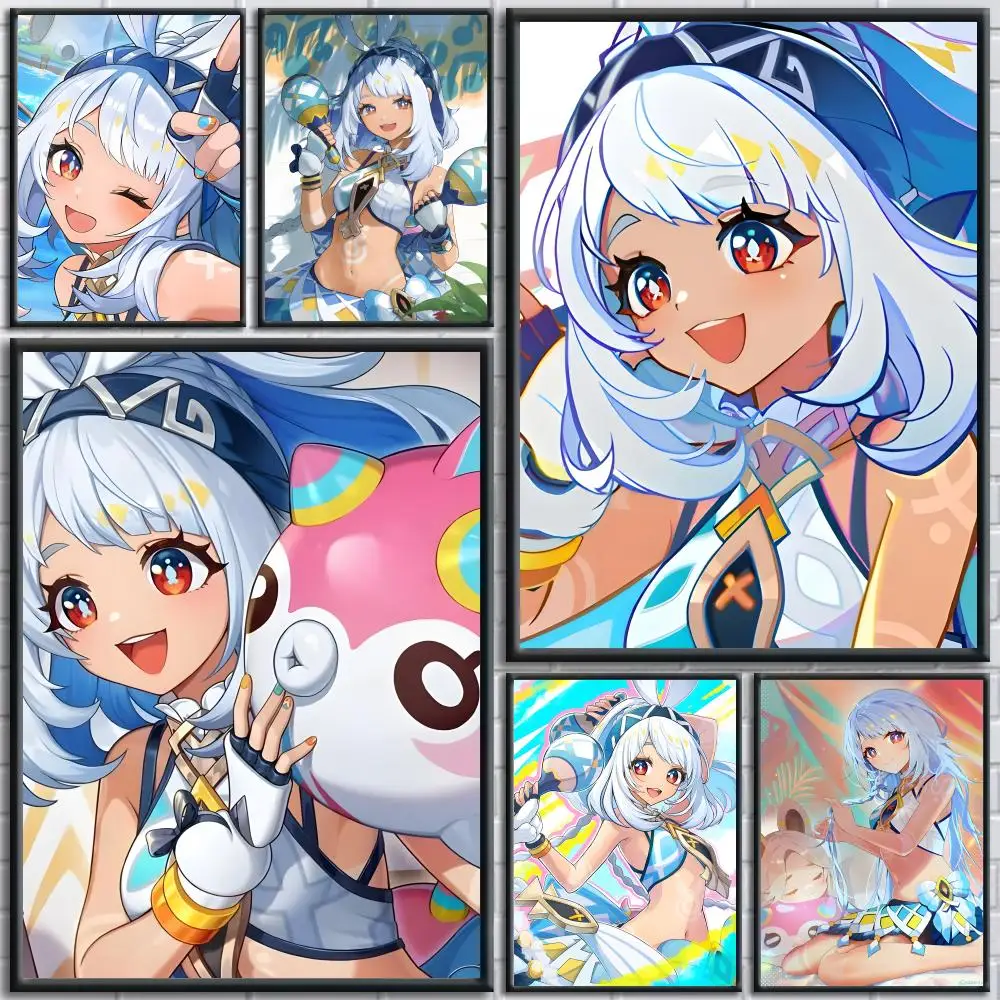 

Cute MUALANI G-Genshin Impact Poster Trendy And Easy-to-Apply Wall Art Stickers For Home Decor And Dorm Room Walls