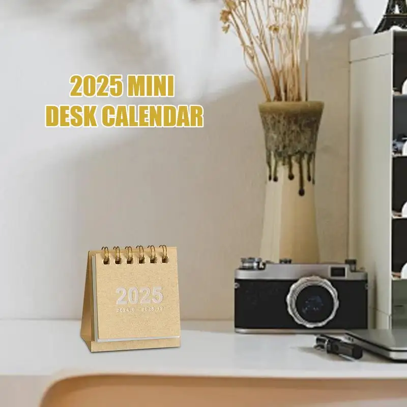 2025 Small Desk Calendar To Do List Daily Weekly Monthly Schedule Table Planner Spiral Calendar Books Planner Calendar Book Time
