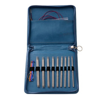 9 Pairs (2.2-4.5mm) Detachable Circular Needles Set Interchangeable Circular Knitting Needles Set Gift for Weaving Enthusiasts