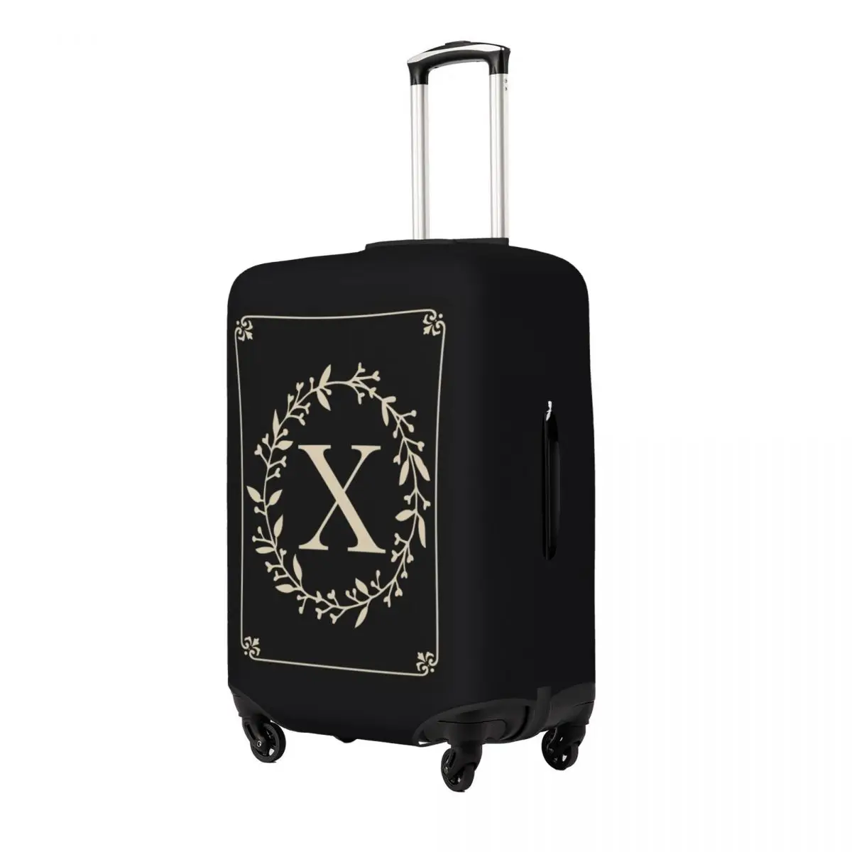 Classic Monogram Letter X Print Luggage Protective Dust Covers Elastic Waterproof 18-32inch Suitcase Cover Travel Accessories