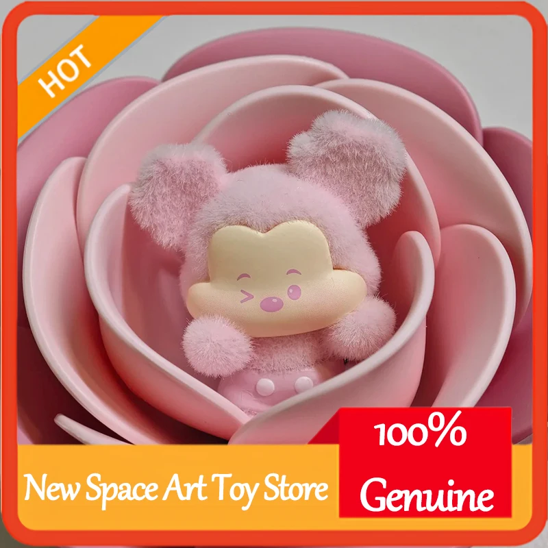 

Miniso Disney Mickey Mouse Mood Palette Series Mini Beans Blind Box Kawaii Desk Decor Collectible Figure Colorful Gift For Fans