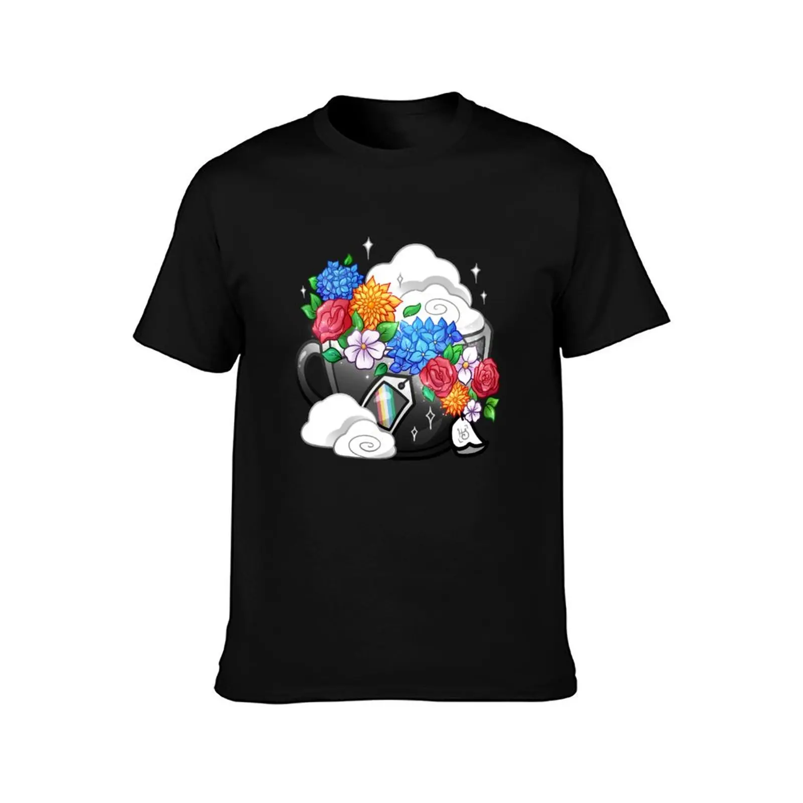 Disability Pride Flag Teacup T-Shirt Holiday All Match T-Shirt