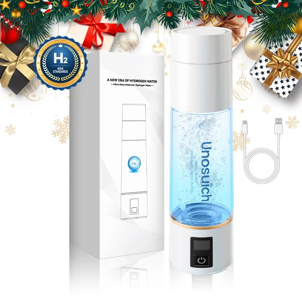 Max 4500 PPB The 10th Gen Hydrogen Water Bottle Generator/Ionizer Micro Nano Hydrogen Water Bottle