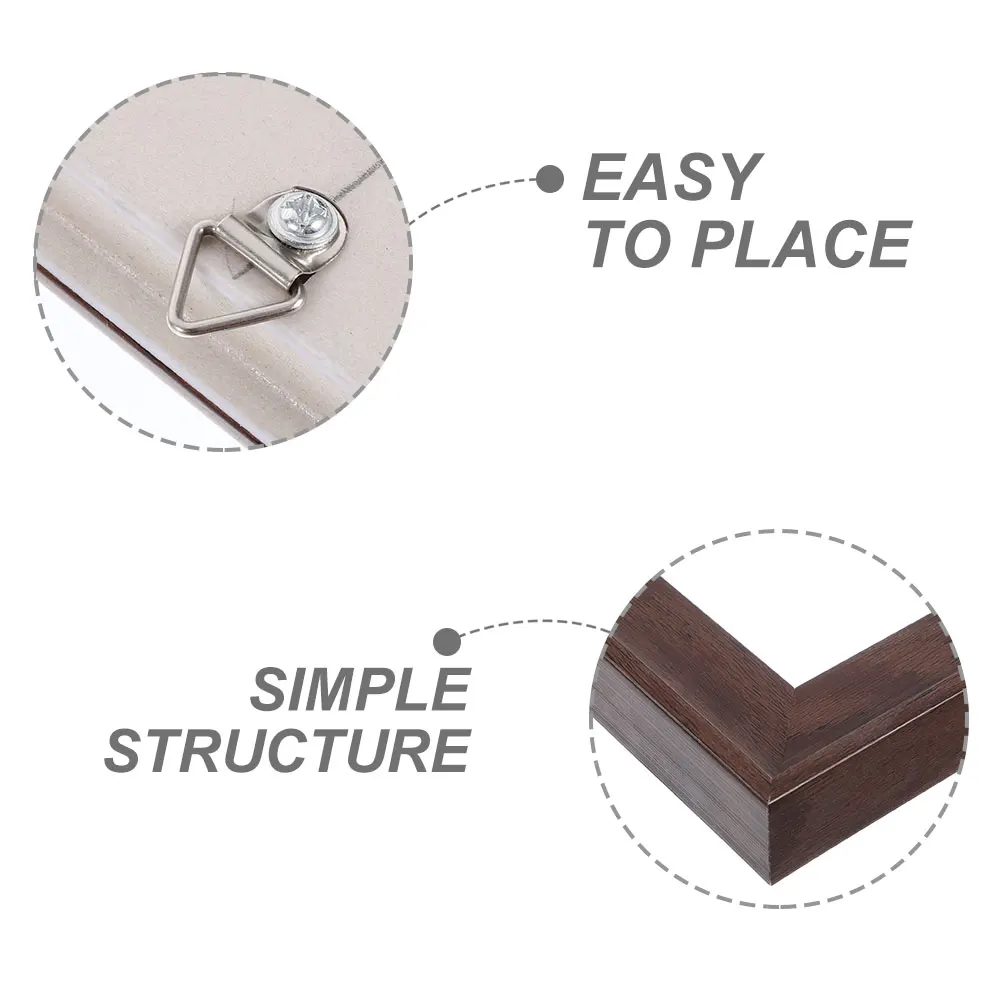 إطار خشبي عائم من القماش لوحة جدارية مزخرفة لعرض غرفة المعيشة وغرفة النوم وحامل صور لوحة زيتية أنيقة الملمس #1