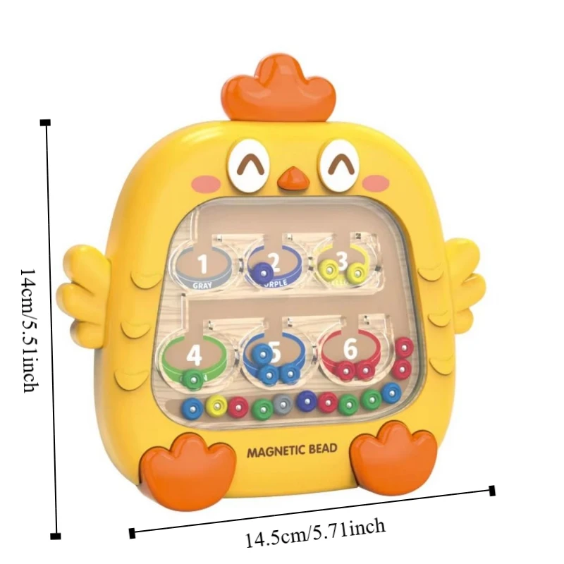 Zeichenbrett, Labyrinth, Herausforderungsspiel, magnetisch, Montessori, Konzentrationstraining für Kinder, Spielzeug, lustig, bunt