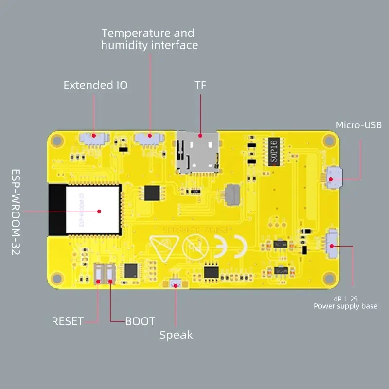 Дисплей 3,5 дюйма 320*480 для LVGL ESP32 WIFI и экран для макетной платы 3,5 дюйма