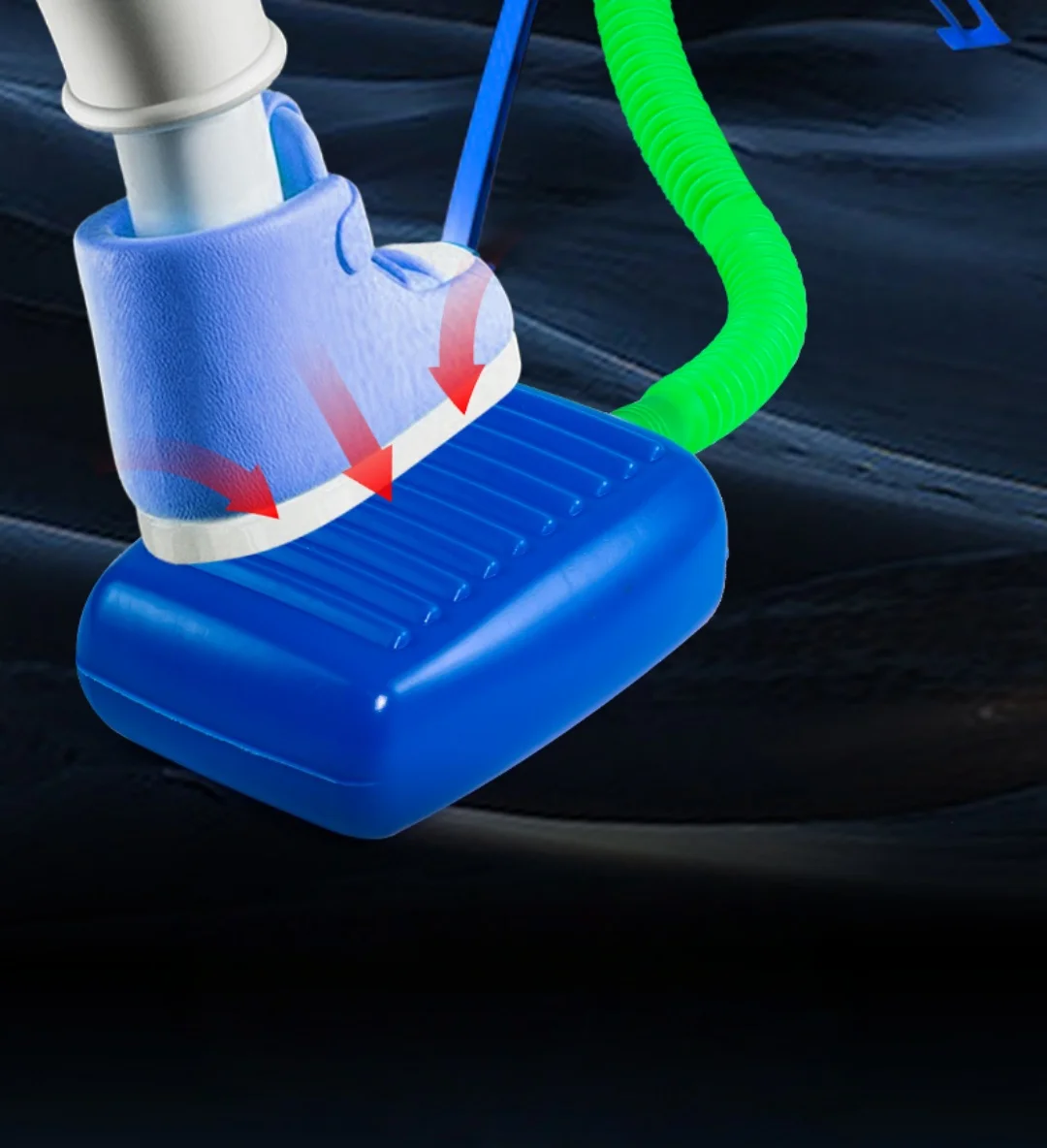 Fußpumpen-Raketenwerfer-Spielzeug, Luftbetriebener Trittraketensatz für Jungen und Mädchen, Spaßiges Garten-Hinterhof-Sportspiel, Geschenk für 14+ – Detail 9