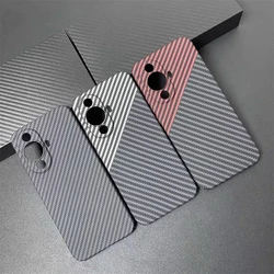 Cover For Huawei Nova 12S Case PC Carbon Fiber Texture Pattern Matte Hard Case For Nova 12 Active Nova12 Lite Slim Thin Bumper