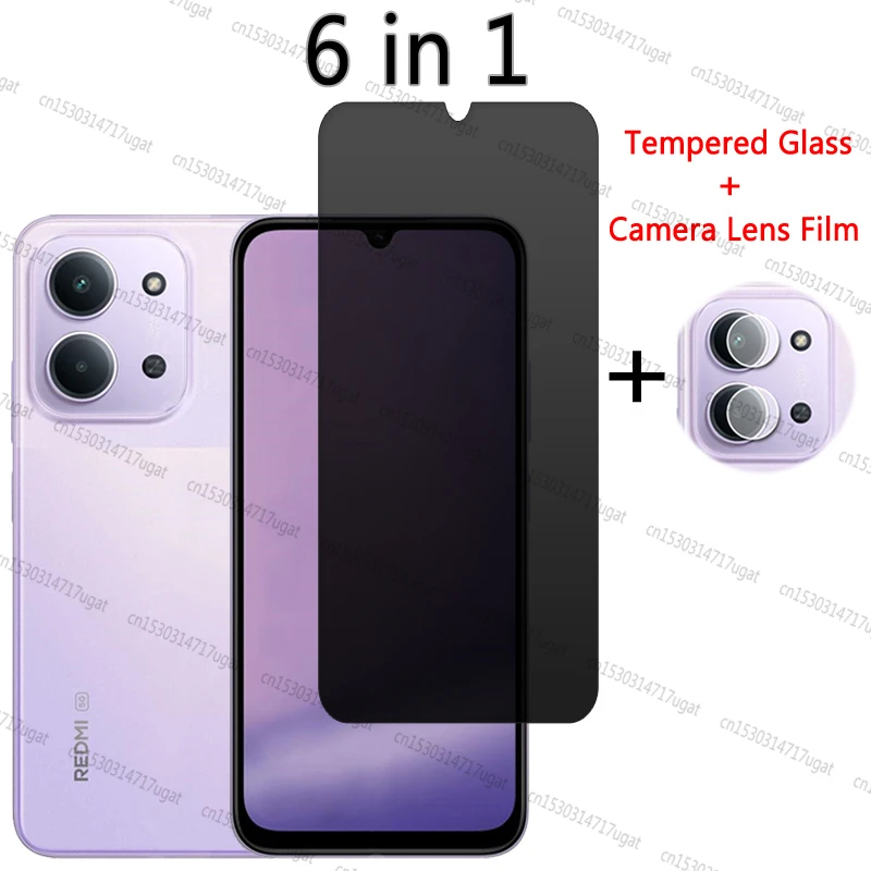 Privatsphäre Screen Protector Für Xiaomi Redmi 15C 5G Privatsphäre Screen Protector Redmi 15C 5G Glas Für redmi 15C 5G Kamera Objektiv Film