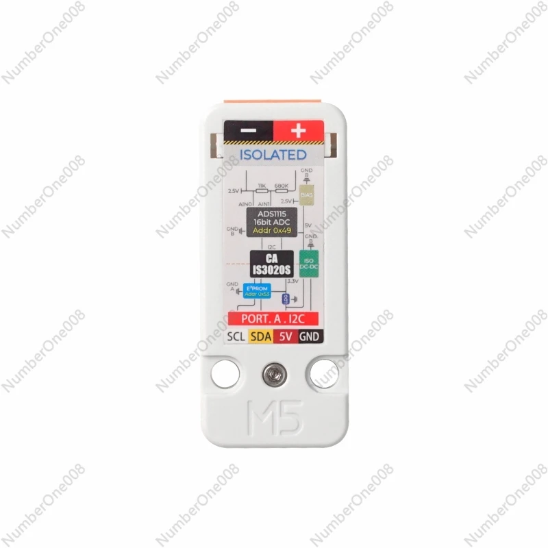 

Unit VMeter Voltage Sensor 16-bit ADC Conversion ADS1115 with Isolation