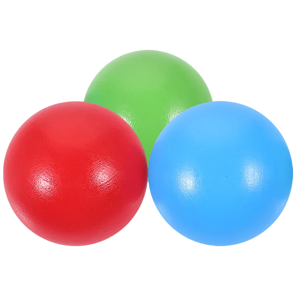 

3Pcs Childfriendly Croquet Balls for Outdoor Fun Garden Gatherings Smooth Finish Longlasting Use