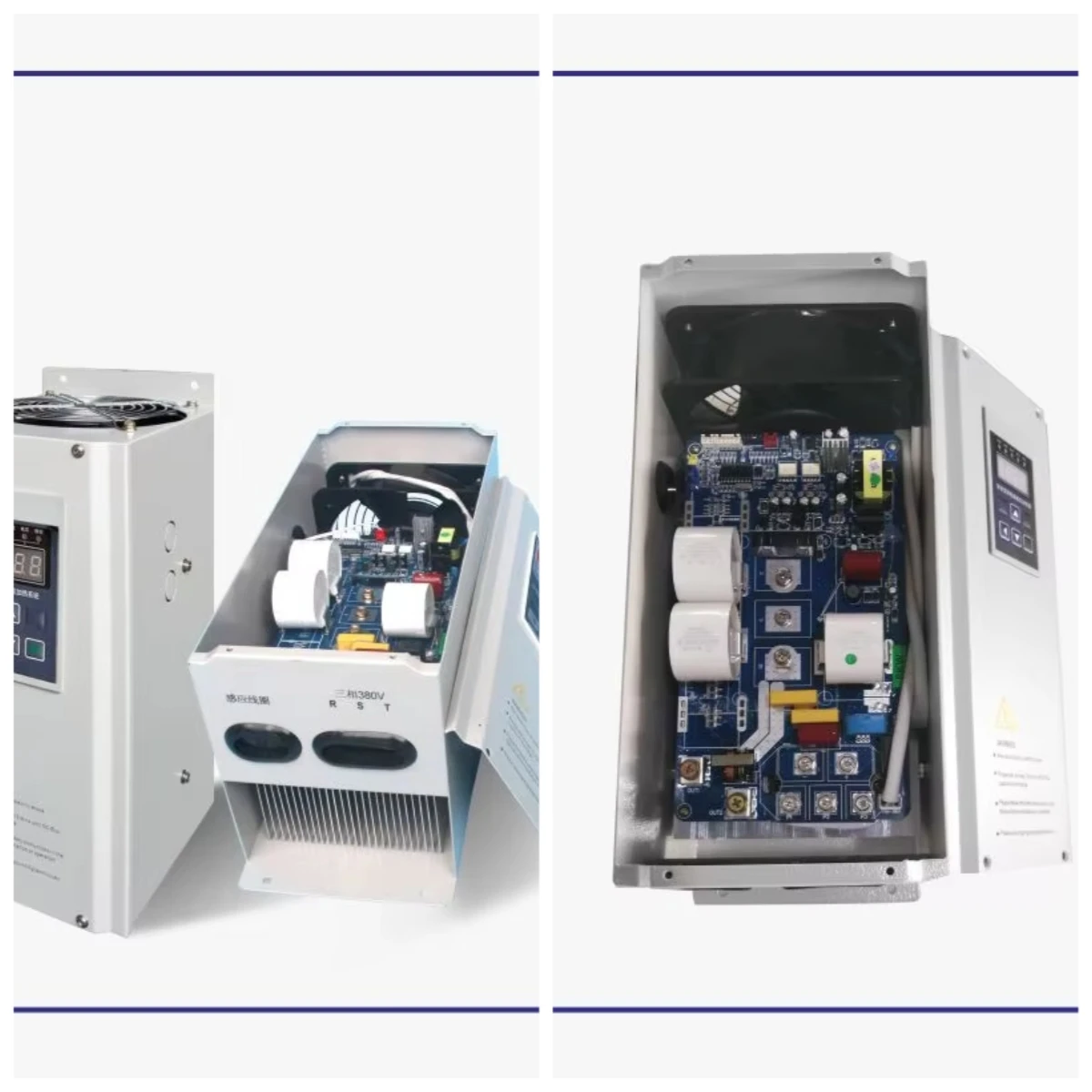 

RAN ZHI Hot Sale 8-15KW Inverter Induction Heating Machine PLC Auto Temp Control Wall Mounted Heater For Home