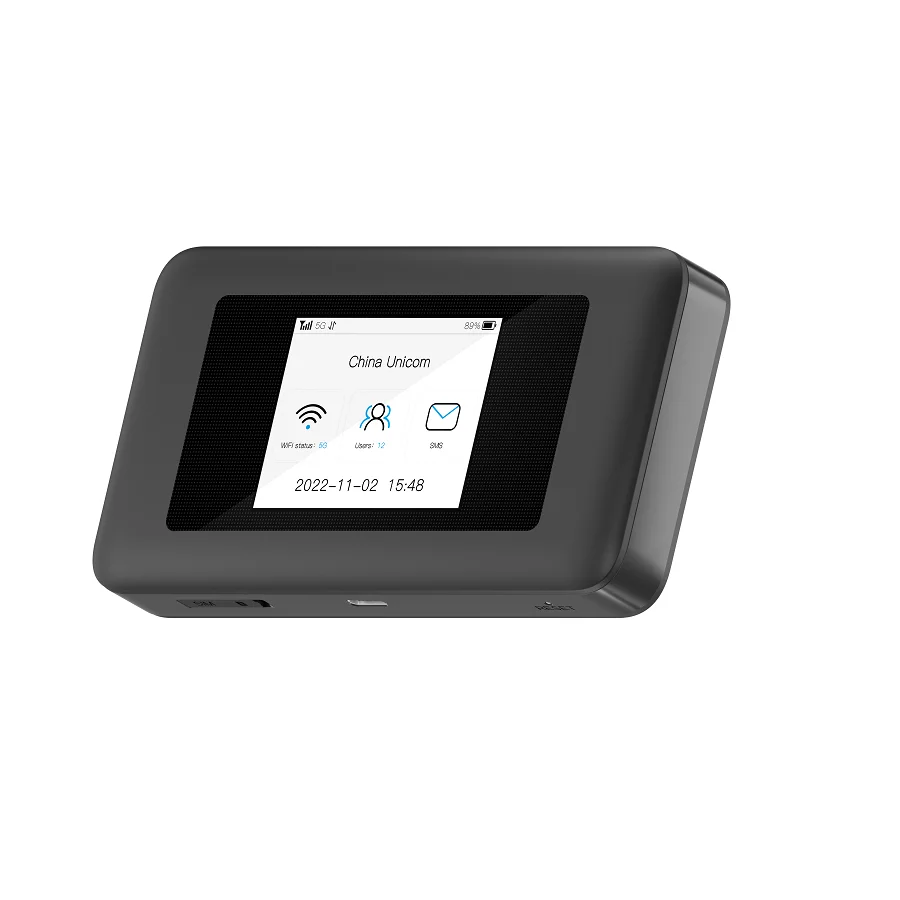 Roteador Wifi 5g Mi-Fi ESIM/USIM Pocket Wifi 5g Roteadores com bateria de 5000mAh