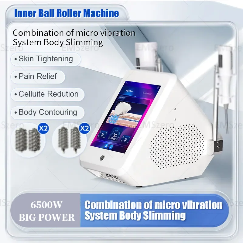 EMSzero Vibration Infrared Technology Reduce Puffiness And Face Lifting Inner Ball Roller Body Contouring Machine Micro