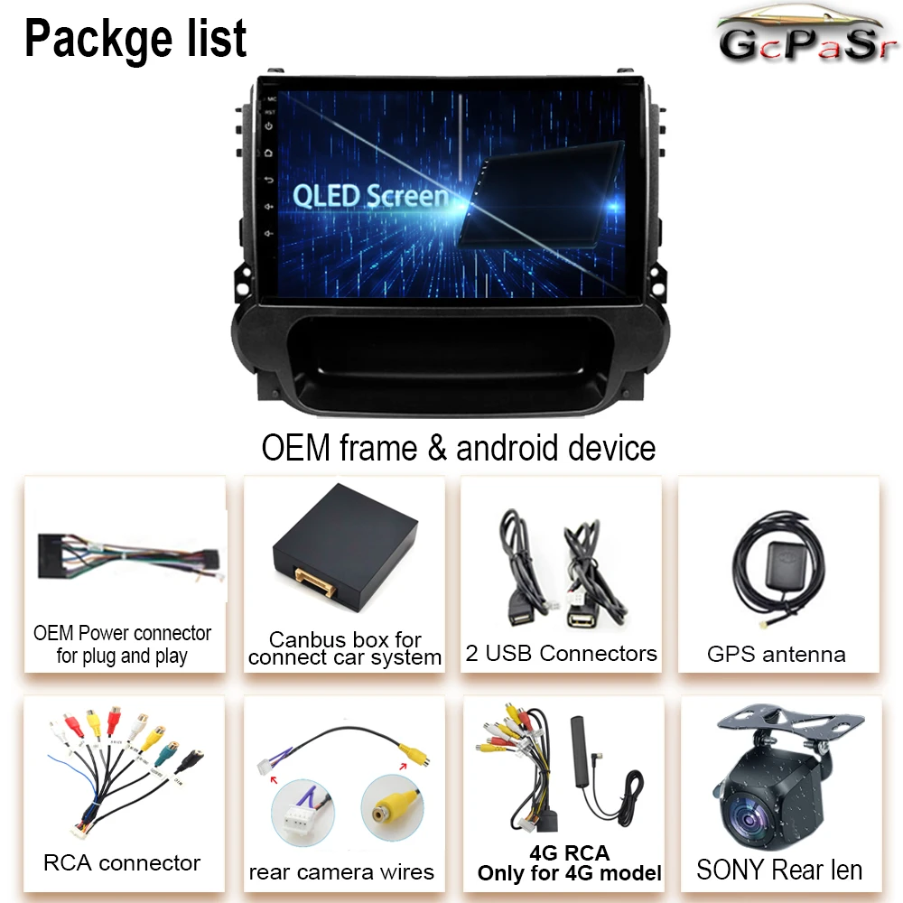 

Qualcomm Android Auto For Chevrolet Malibu 8 2012 Multimedia Video Player Car Radio Navigation Carpaly CPU HDR QLED Screen 5G