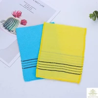 5Pcs Exfoliating Bath Pad Towels Set Korean Italy Asian Exfoliating Bath Washcloth Body Scrub Shower Soft Polyester Cotton 5