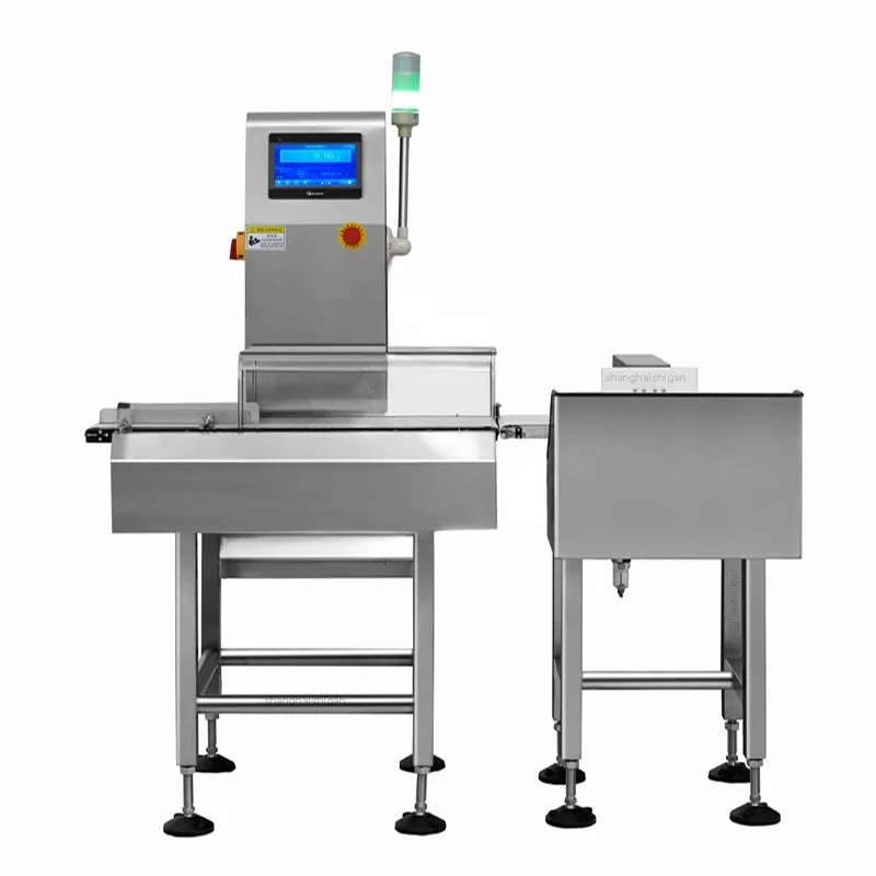 Assembly line bottled weighing inspection machine, weight inspection candy weighing machine