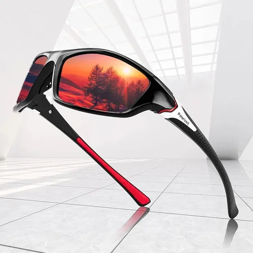 Imagen 1 del producto Gafas de sol polarizadas de moda para hombre, gafas de sol de lujo para conducir, gafas de protección Retro para viajes, pesca, ciclismo, estilo clásico UV400