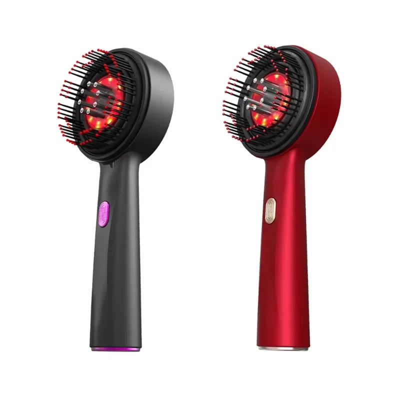 Electric Scalp Massage Comb Red Light Hair Growth Brush Hair Oil Applicator Scalp Massager Device