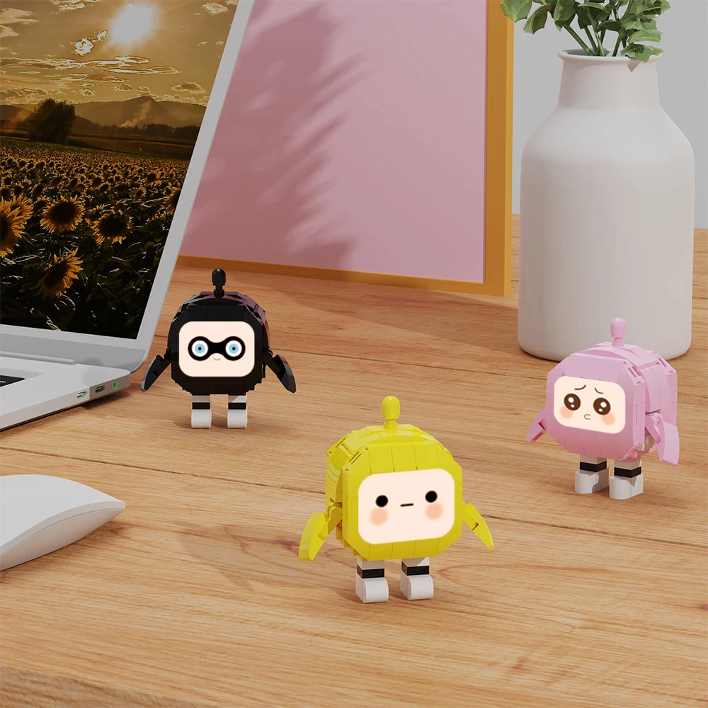 

Игровая вечеринка MOC яйцо персонажи мультфильмов команда сборка строительные блоки DIY креативные игрушки настольные украшения праздничные подарки для детей