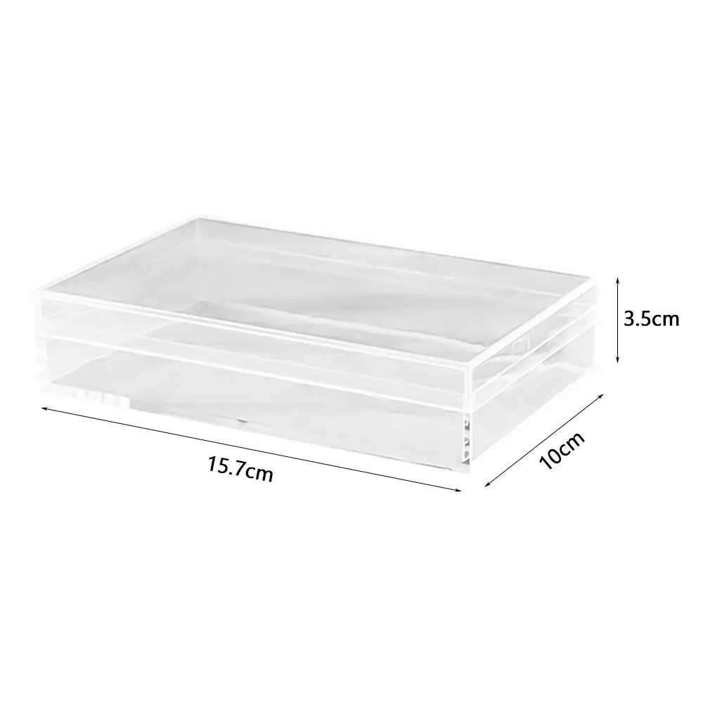 Thickened Rectangular Plastic Storage Box High Transparency Acrylic Food Gift Packaging Plant Landscaping Transparent Box