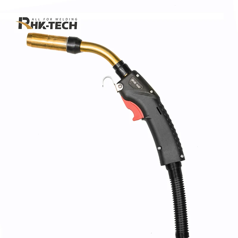 RHK TECH Welding  Supplier OEM BND400  Cooled CO2 400Amp MIG Welding Torch with Euro Connector