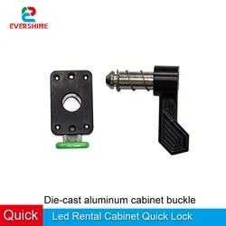 2pcs/lot LED die-cast aluminum cabinet buckle rental P3.91 P4.81 P2.976 indoor outdoor full color display cabinet quick lock