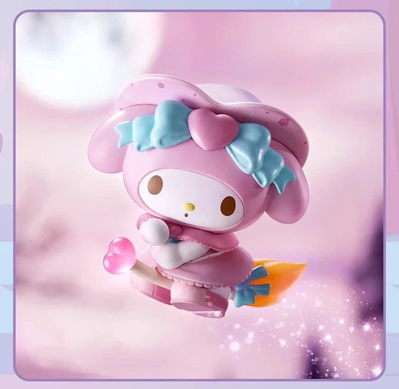 MINISO-caja ciega Sanrio Magic Story Series, modelo bonito, decoración de escritorio, regalo de cumpleaños, juguetes periféricos de animación Kawaii